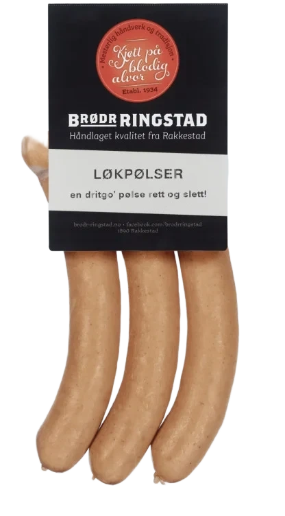 Løkpølser 240g Brødr Ringstad