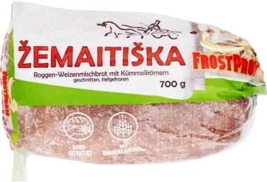 Rug- og Hvetebrød med Karve 700g Frostprom