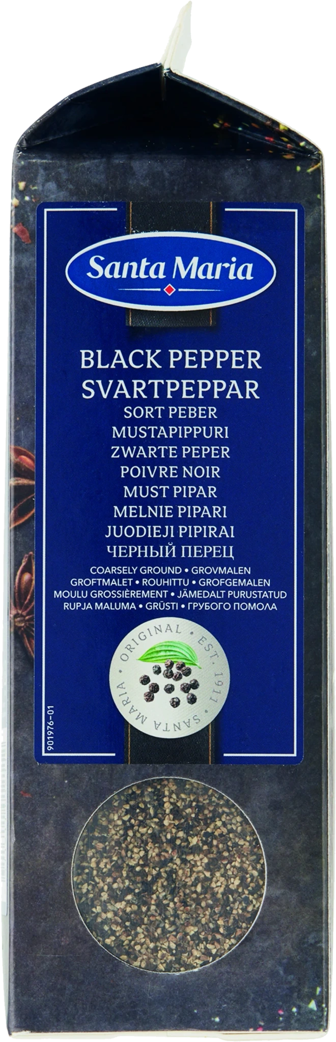 Svartpeppar Grovmalen