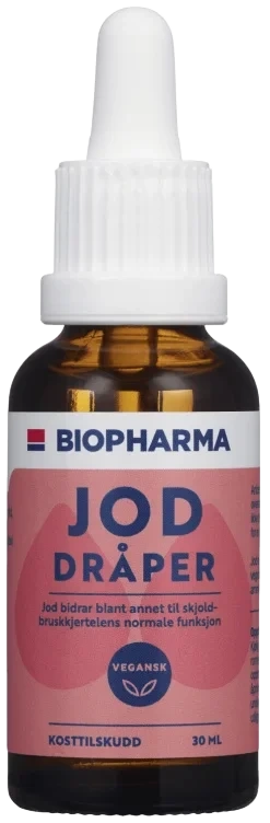Jod Dråper 30ml Biopharma