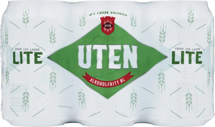 Uten Lite 0,33lx6 boks Aass