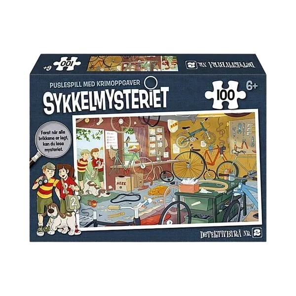 Puslespill Sykkelmysteriet - Detektivbyrå Nr.2