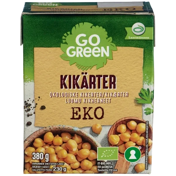 Gogreen Kikerter Øko 380g
