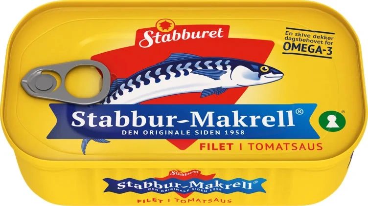 Stabbur-makrell filet i tomat 110g