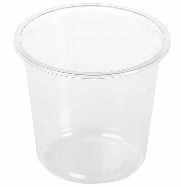 Mat-container pla 750ml ø121mmx110mm  50stk