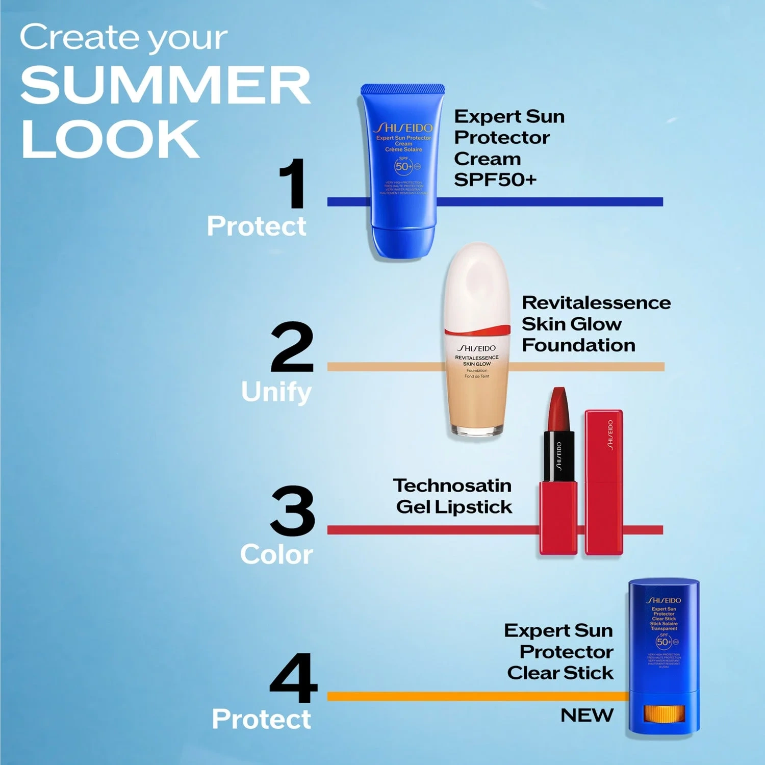 Shiseido Global Sun Care Clear Stick SPF50+