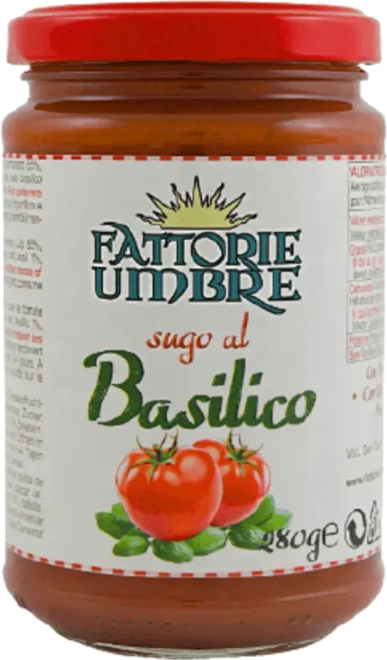 Fattorie Umbre Pastasaus Tomat og Basilikum 280g