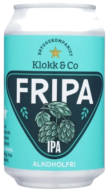 Fripa 0,33l boks Klokk&Co
