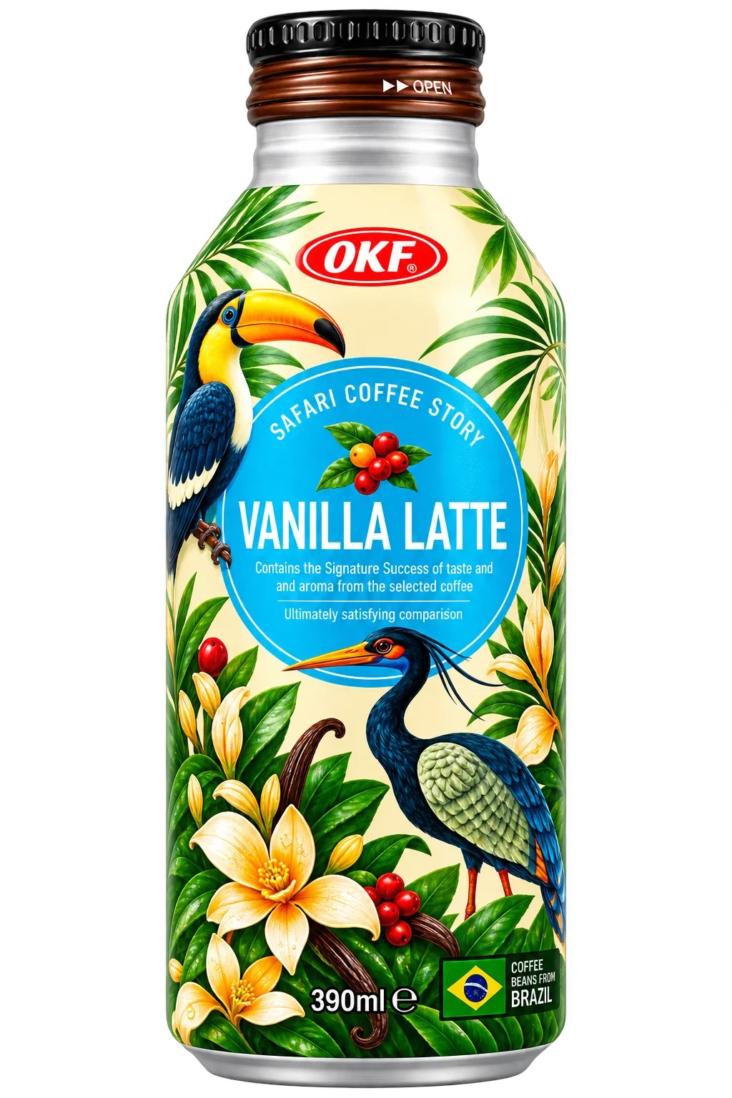 OKF Vanilla Latte 390ml