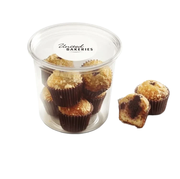 United Bakeries Mini Muffins Blåbær 6 stykk