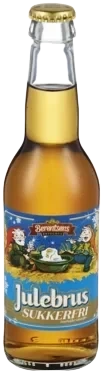 Julebrus Appelsin uten Sukker 0.33l Flsk