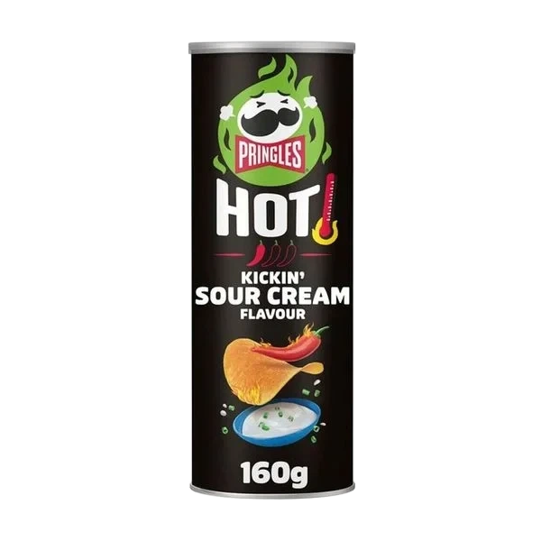 Pringles Hot Kickin' Sour Cream 160g