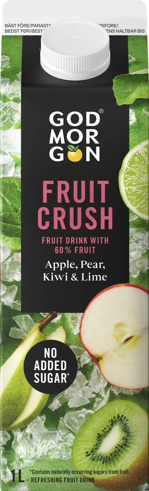 God Morgon Fruit Crush Äpple/Päron/Kiwi/Lime