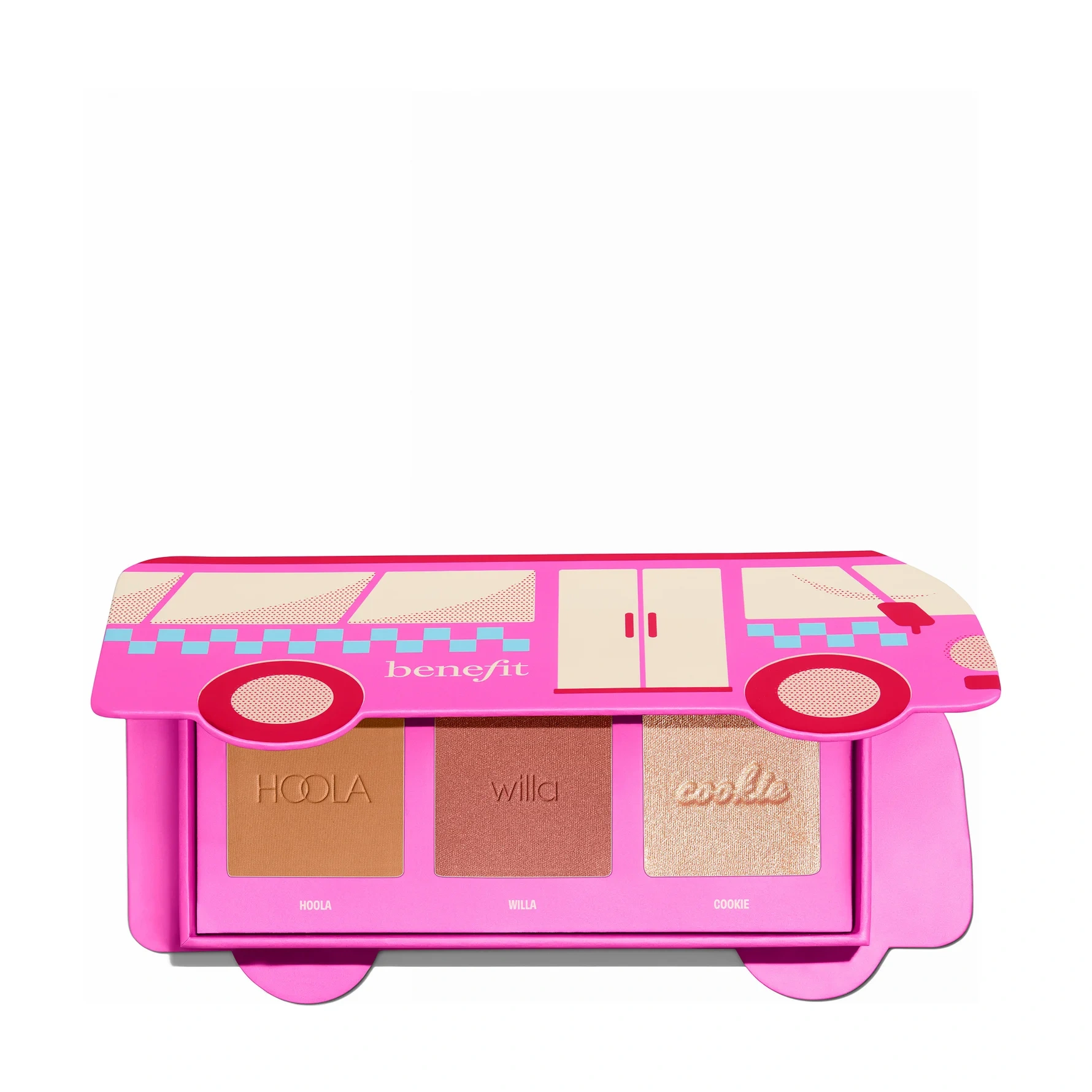 Benefit Beauty Bus Stop -  Cheek Glow Trio - Skjønnhetspalett til jul