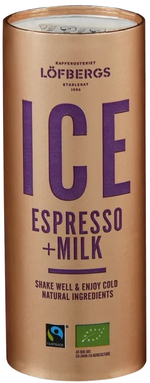 Iskaffe ice espresso + milk økol.&fairtrade   230ml