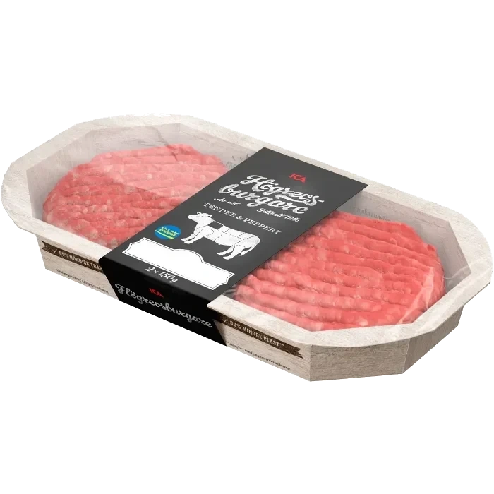 Högrevsburgare 2-p 150g 300g ICA
