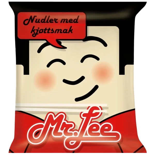 Nudler m/Kjøttsmak 85g Mr.Lee