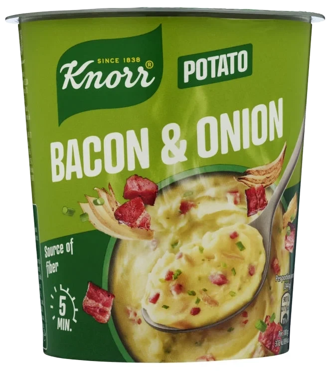 Snack pot potet m/bacon & løk  51g