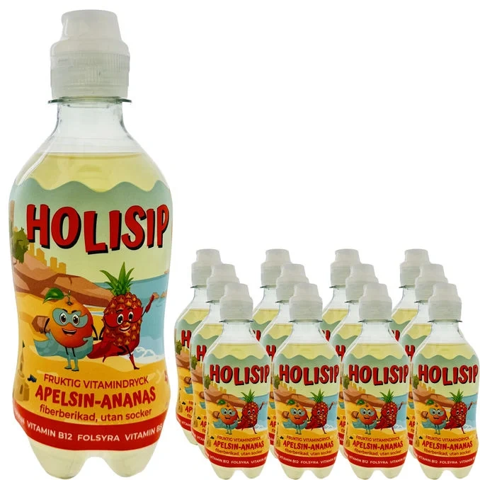 Fruktig Vitamindryck Apelsin-Ananas 12-pack
