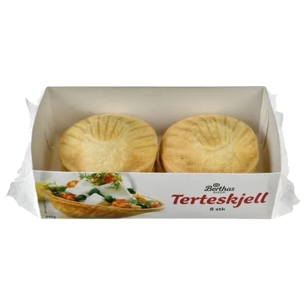 Terteskjell 8stk 210g Berthas