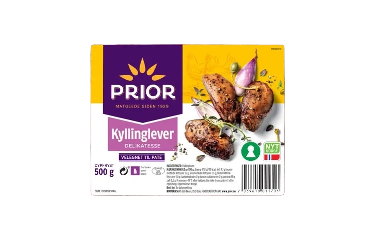 Kyllinglever 500g Prior