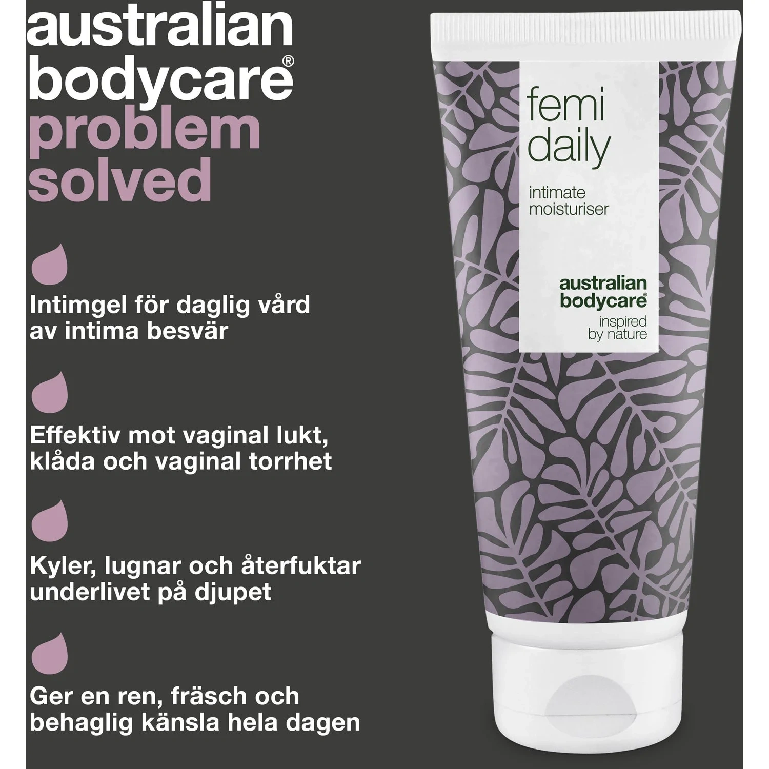 Intimgel mot klåda, torrhet & lukt