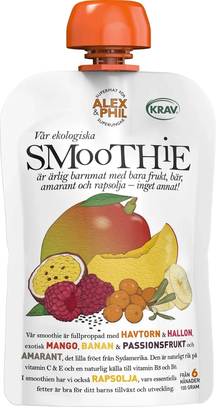 Alex & Phil Smoothie Havtorn/mango Eko