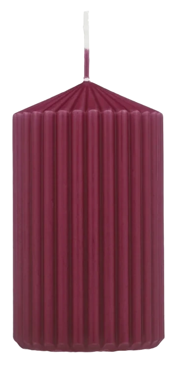 Kubbelys Rød Rillet 12cm Unik
