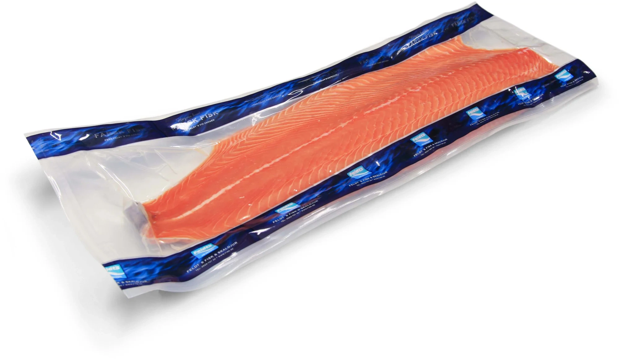 Feldts Färsk laxfilé m sk vac, c-trim