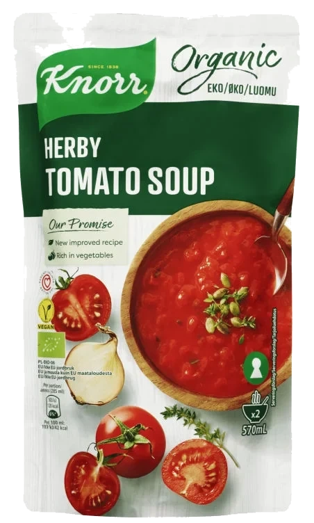 Tomatsuppe Økologisk 570ml Knorr