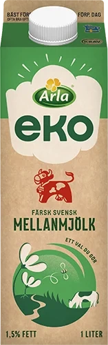 Arla Ko® Ekologisk Färsk mellanmjölk 1.5%