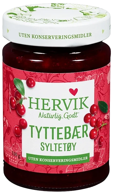 Tyttebærsyltetøy   330g