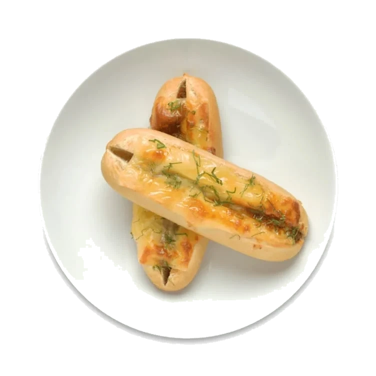 Pizzabaguette Varm Husets pr stykk