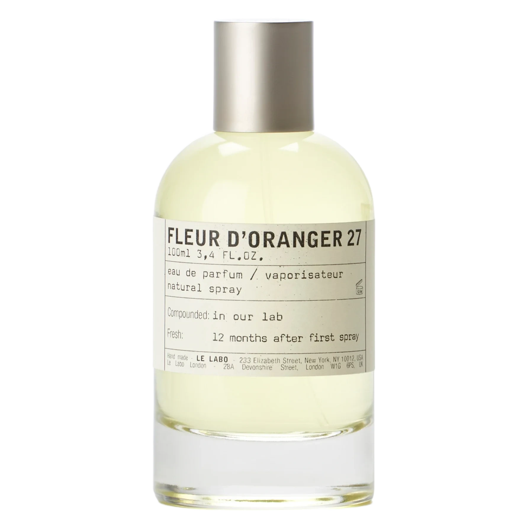 Le Labo Fleur D'Oranger 27 Eau de Parfum 100 ml