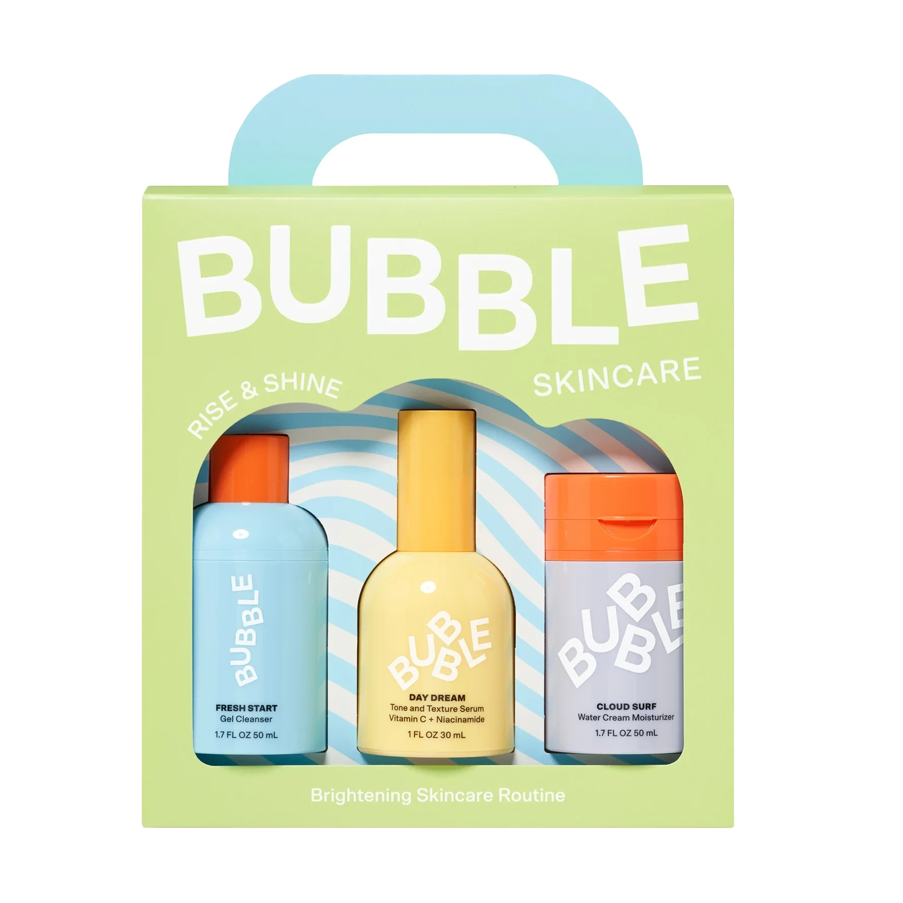 Bubble Rise and Shine Brightening Kit 50 ml, 30 ml, 50 ml