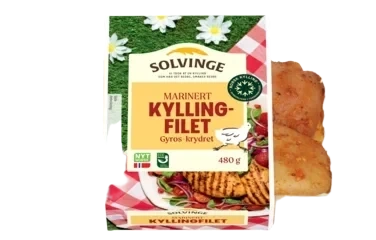 Marinert Kyllingfilet Gyros