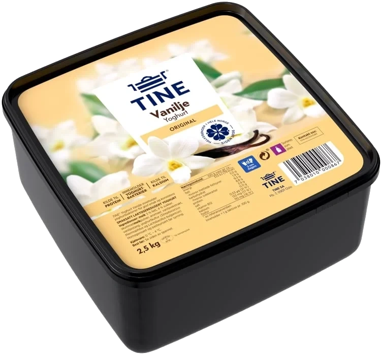 Yoghurt vanilje     2,5kg