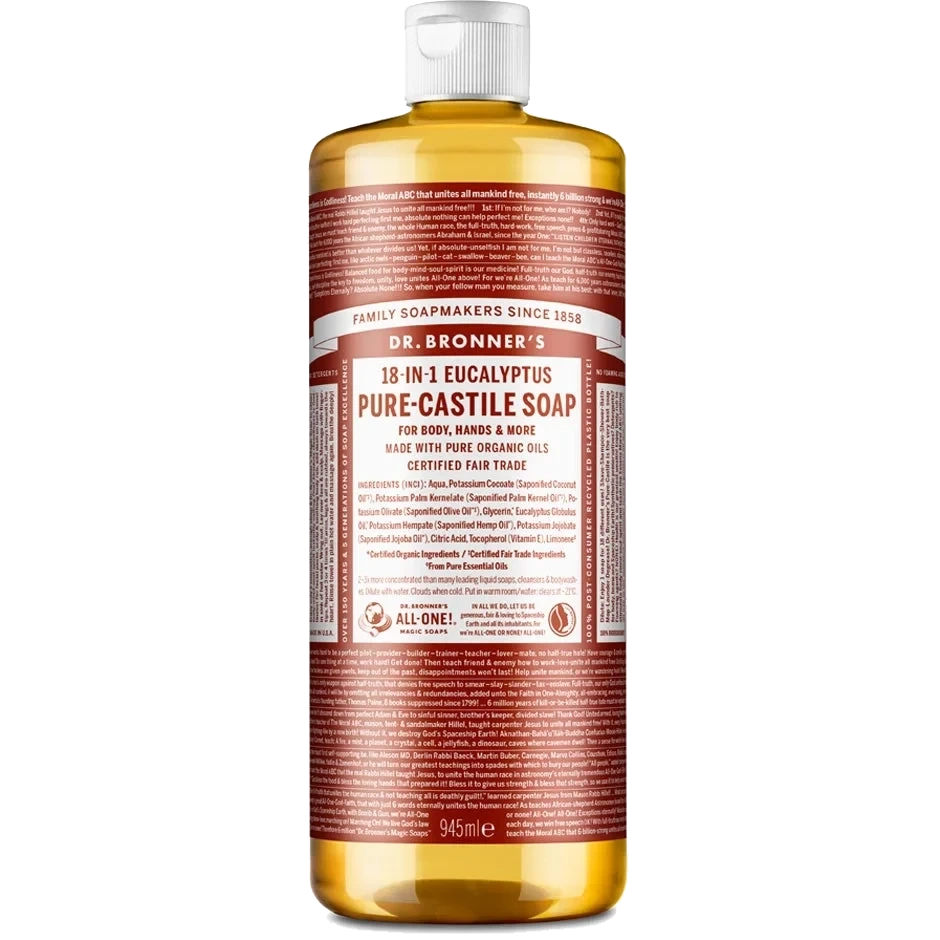 Dr. Bronner's Pure Castile Liquid Soap Eucalyptus