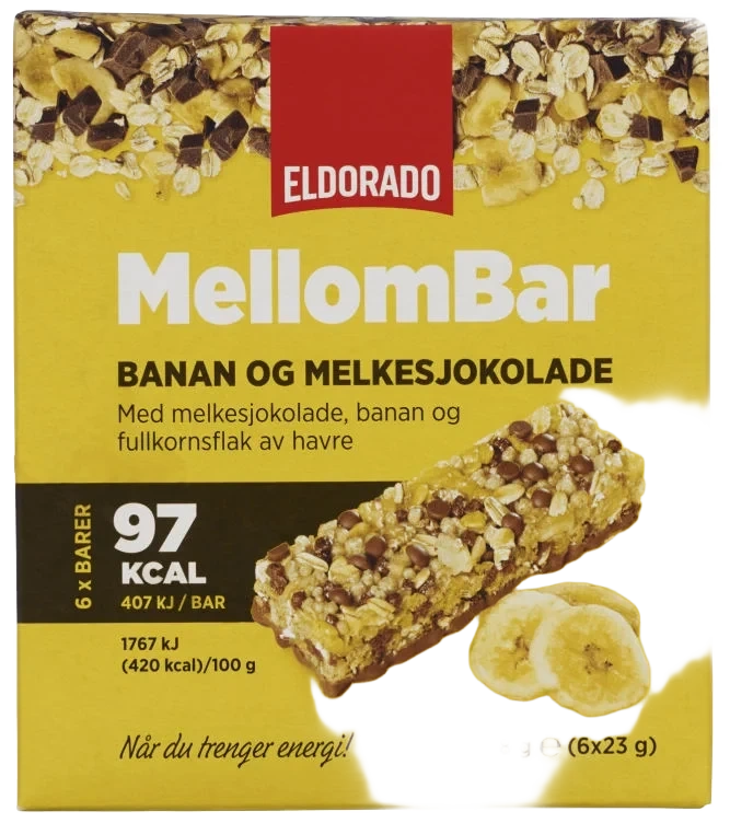 Mellombar Banan&Sjokolade 138g Eldorado