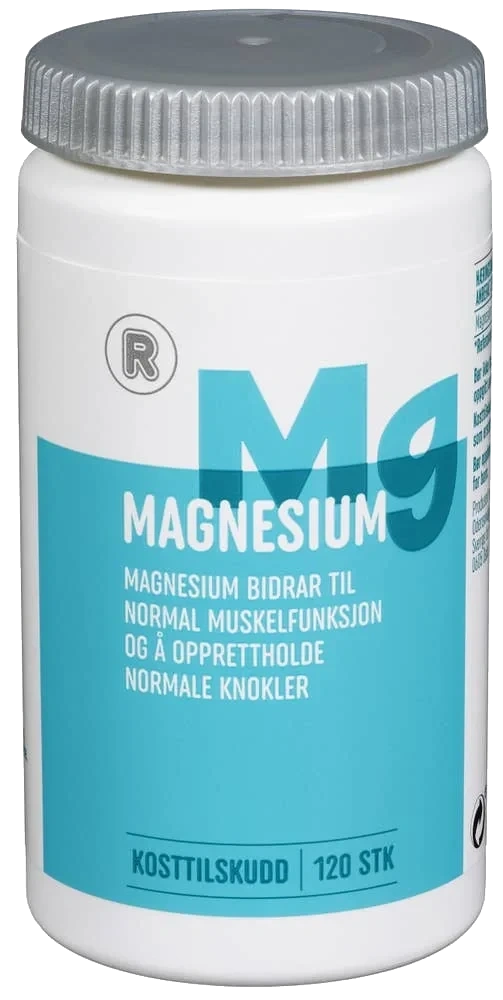 Magnesium 280 mg Tabletter, 120 stk
