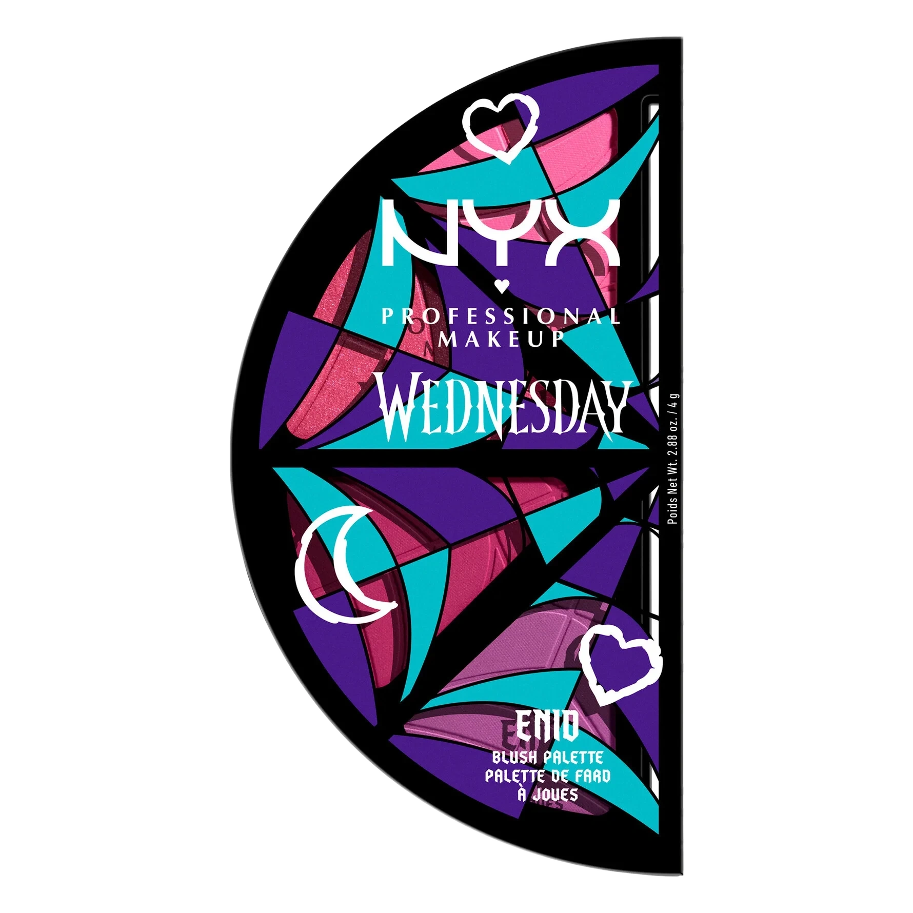 NYX PROFESSIONAL MAKEUP Wednesday Stained Glass Blush Palette