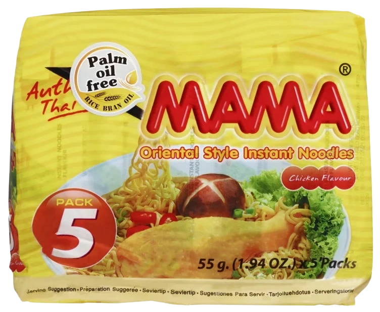 Mama Kylling Nudler 55g X 5-pack m/Risolje