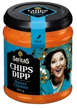 Butter Chicken Chips Dipp 180g Saritas