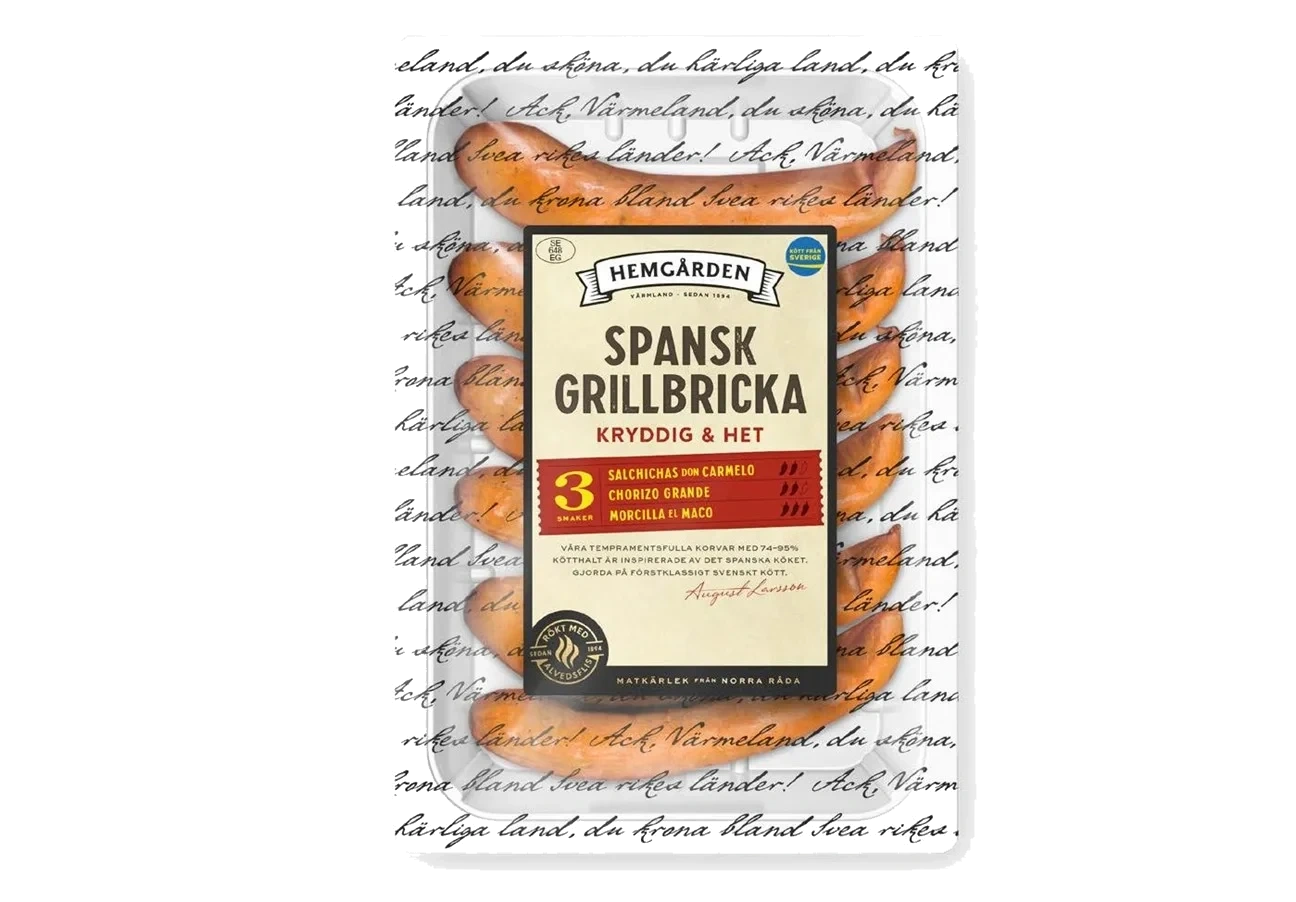 Spansk grillbricka