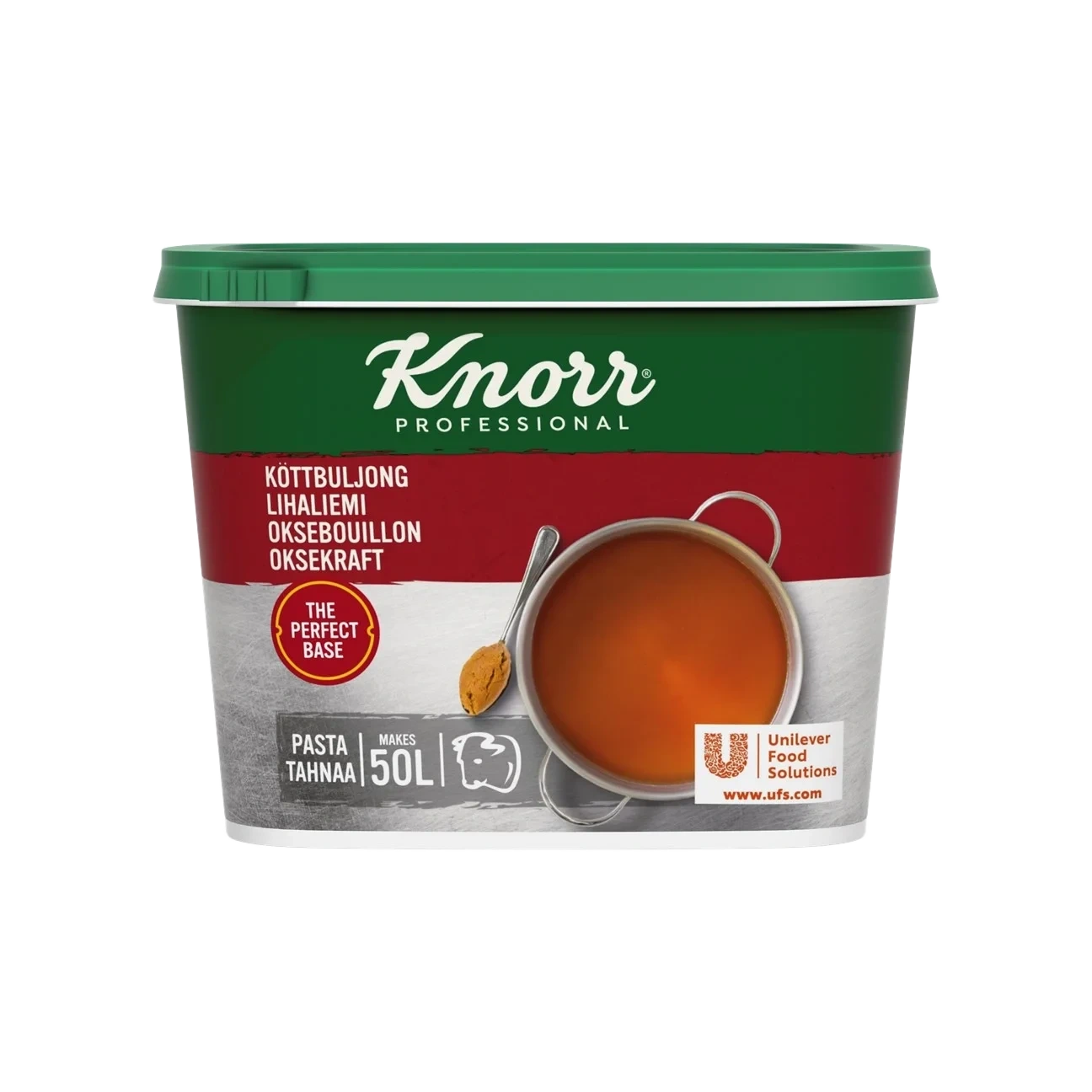 Köttbuljong, pasta
