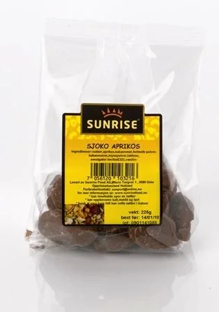 Sunrise Sjokolade Aprikos 170g