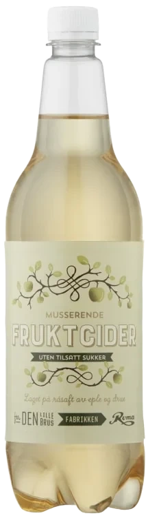 Fruktcider uten Tilsatt Sukker 1l Roma
