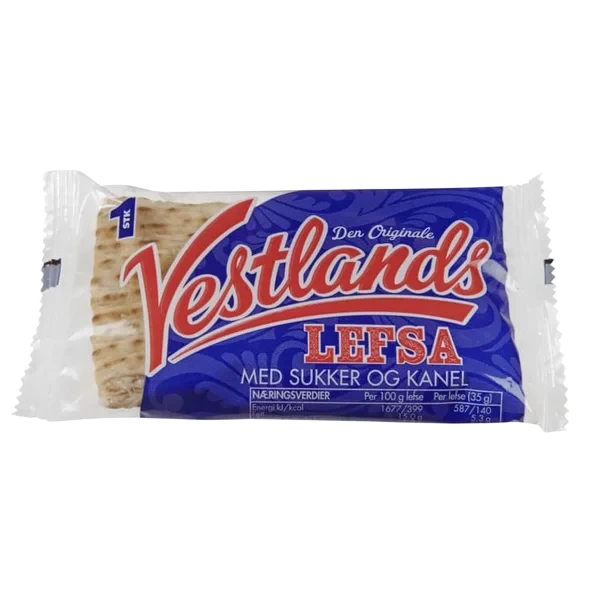 Vestlandslefsa Singelpakk 60x35g Hel Kartong