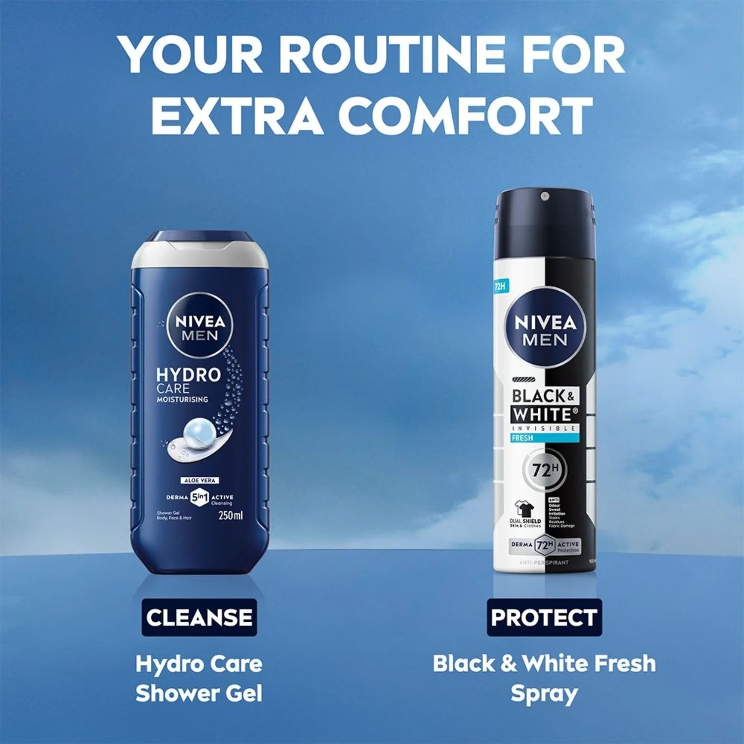 NIVEA MEN Black & White Fresh Spray