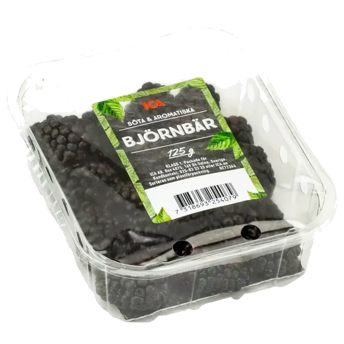 Björnbär 125g Klass 1 ICA